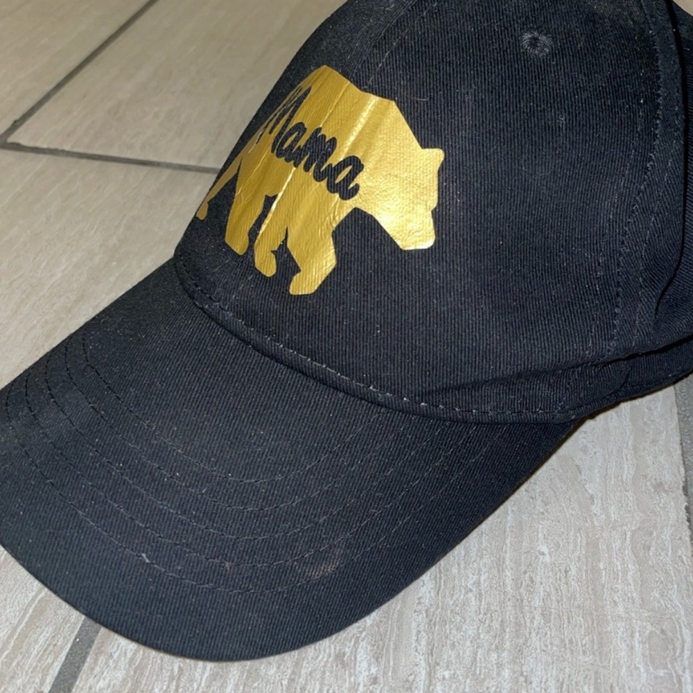 Black Mama Bear Baseball Cap